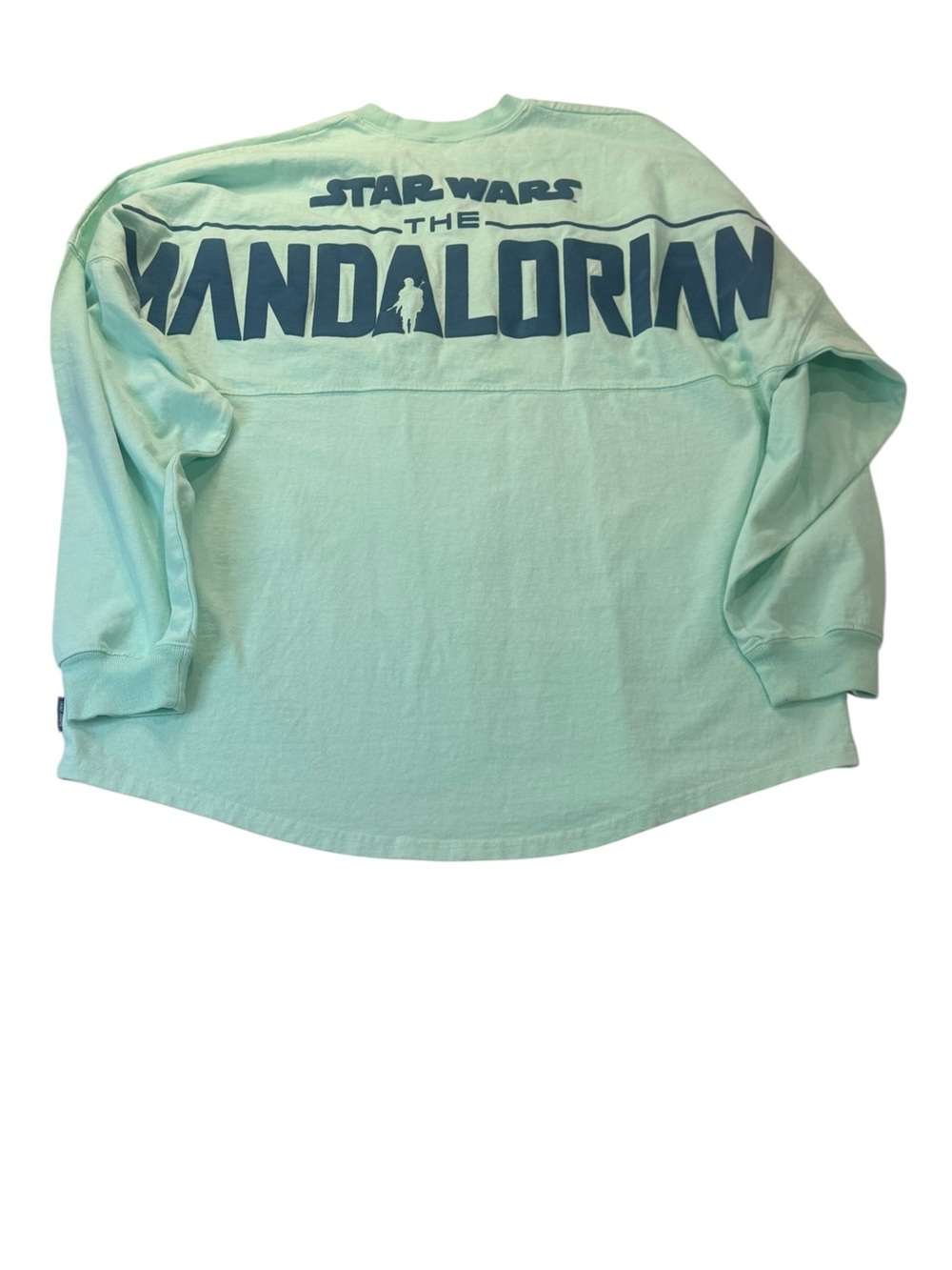Star Wars The Mandalorian Spirit Jersey Disney Shirt Mint Green Size Medium NWT